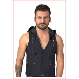Vest with hoodie