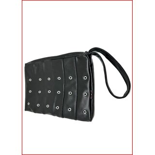 Hand bag with rivets